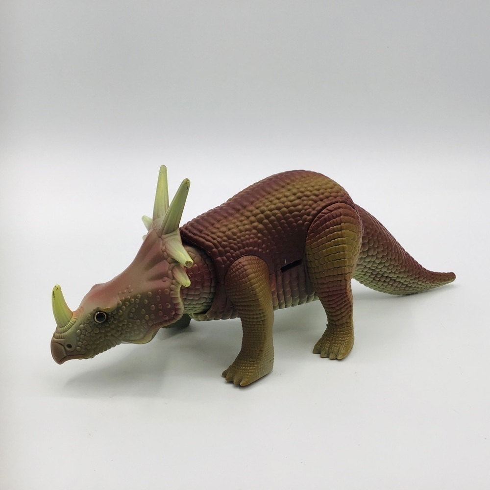 Vtg 1987 Tyco Toys Dino Riders 7” Styracosaurus Dinosaur Action Figure Toy 80’s